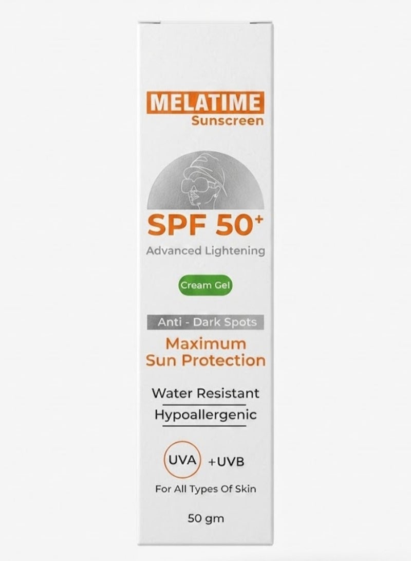 MELATIME Sunscreen cream Extra Lighting 50gm - Image 4