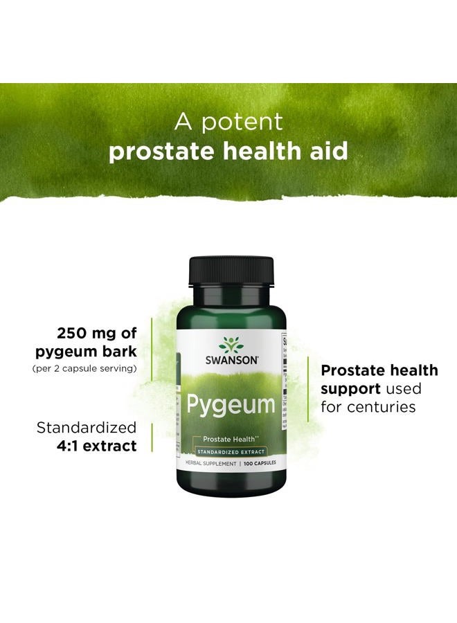 SWANSON بيجيوم - مكمل عشبي يعزز صحة البروستاتا لدى الرجال، وصحة المثانة، وصحة المسالك البولية - مكمل صحة الرجال - (100 كبسولة، 125 ملغ لكل منها) 4 عبوات - Image 4