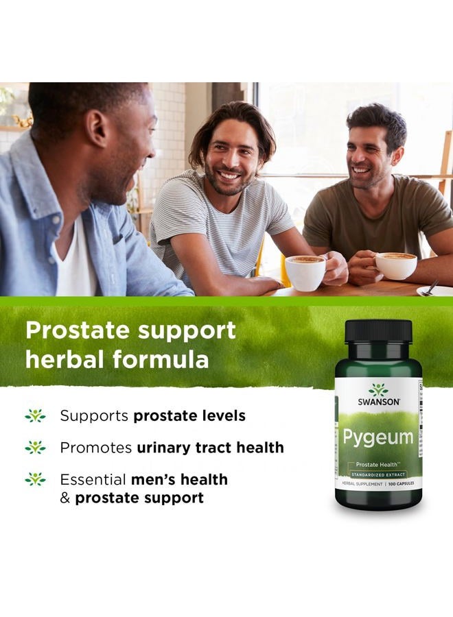 SWANSON بيجيوم - مكمل عشبي يعزز صحة البروستاتا لدى الرجال، وصحة المثانة، وصحة المسالك البولية - مكمل صحة الرجال - (100 كبسولة، 125 ملغ لكل منها) 4 عبوات - Image 3