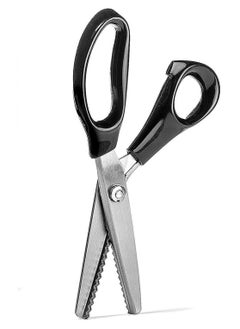 Generic Pinking Shear 5 mm Triangle Serrated Edges Stainless Steel Zig Zag Scissor Professional Tailor/Dressmaking Sewing Tool for Fabric Cloth Lace Paper  - Image 2