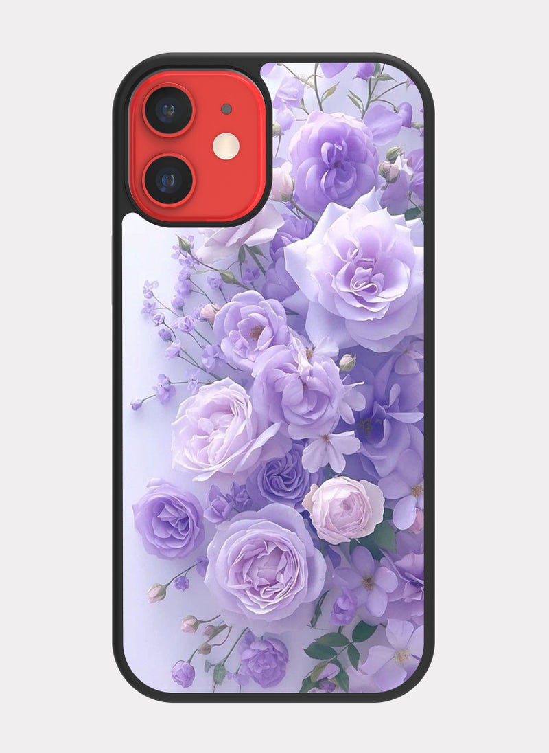 PXLAAT iPhone 12 Mini case cover Flowers - Image 1