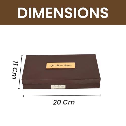 Piepot Ram Darbar Idol with Charan Paduka | Ram Darbar Idol | Charan Paduka Box for Pooja | Spiritual Pooja Item for Home | Return Gift Puja Box | Wedding Gifts & House Warming | Diwali Gifts - Image 4