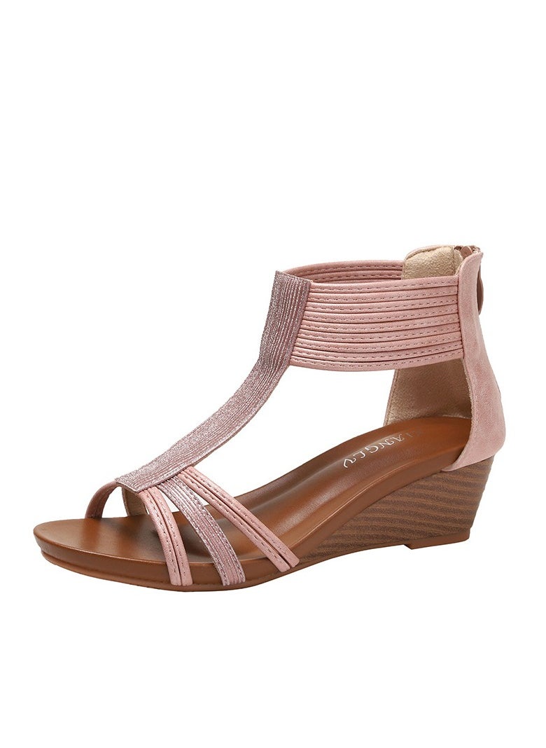 SIKETU New Women's Summer Thick Soled Casual Versatile Soft Soled Roman Sandals  - Image 1