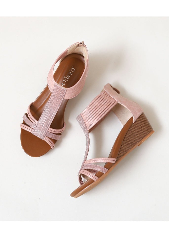 SIKETU New Women's Summer Thick Soled Casual Versatile Soft Soled Roman Sandals  - Image 2