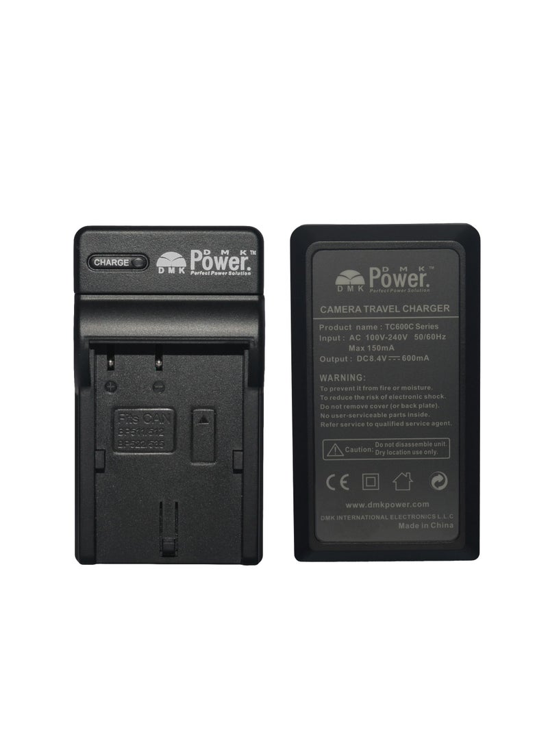 DMK Power BP-511 1560mAh Batteries with TC600C Car Charger Compatible with Canon EOS 5D 50D 40D 20D 30D 10D Digital Rebel 1D D60 300D D30 etc, - Image 2