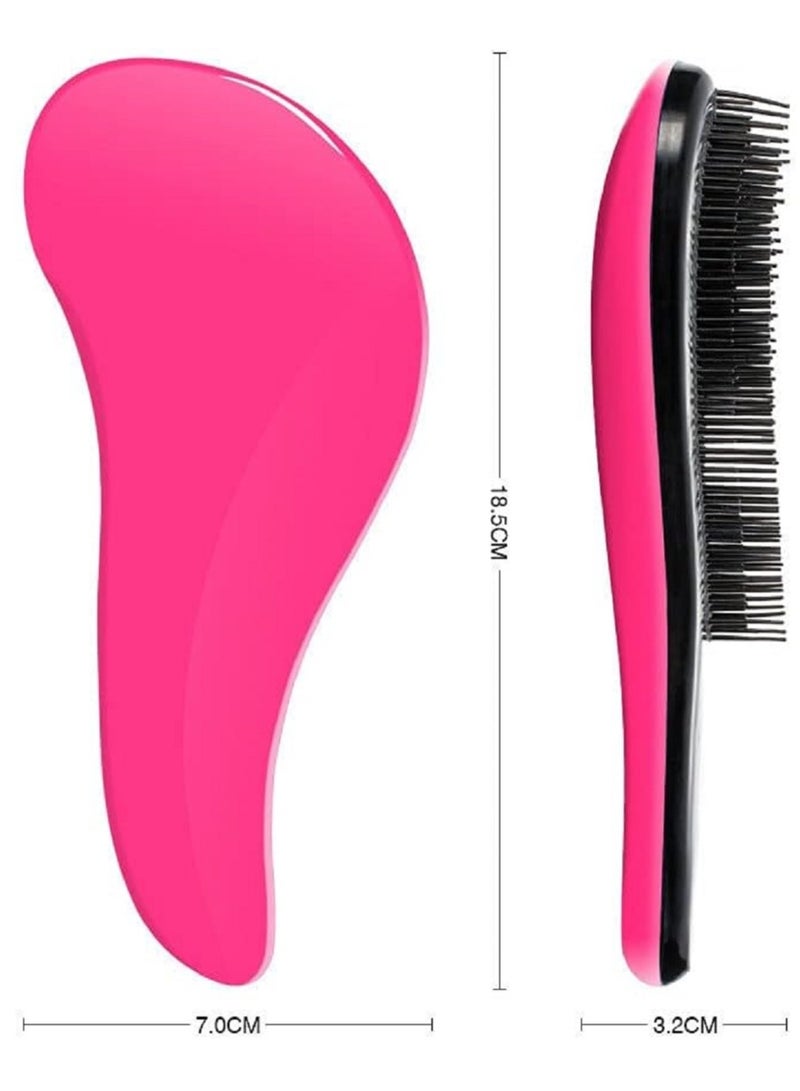 Generic Body and hair cleaning tools including a set of three foot scrubbers, a plastic hair brush, and a sponge bath glove suitable for all ages.  - Image 2