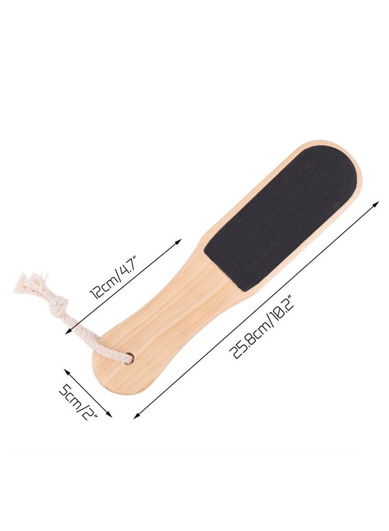Generic Body and hair cleaning tools including a set of three foot scrubbers, a plastic hair brush, and a sponge bath glove suitable for all ages.  - Image 4