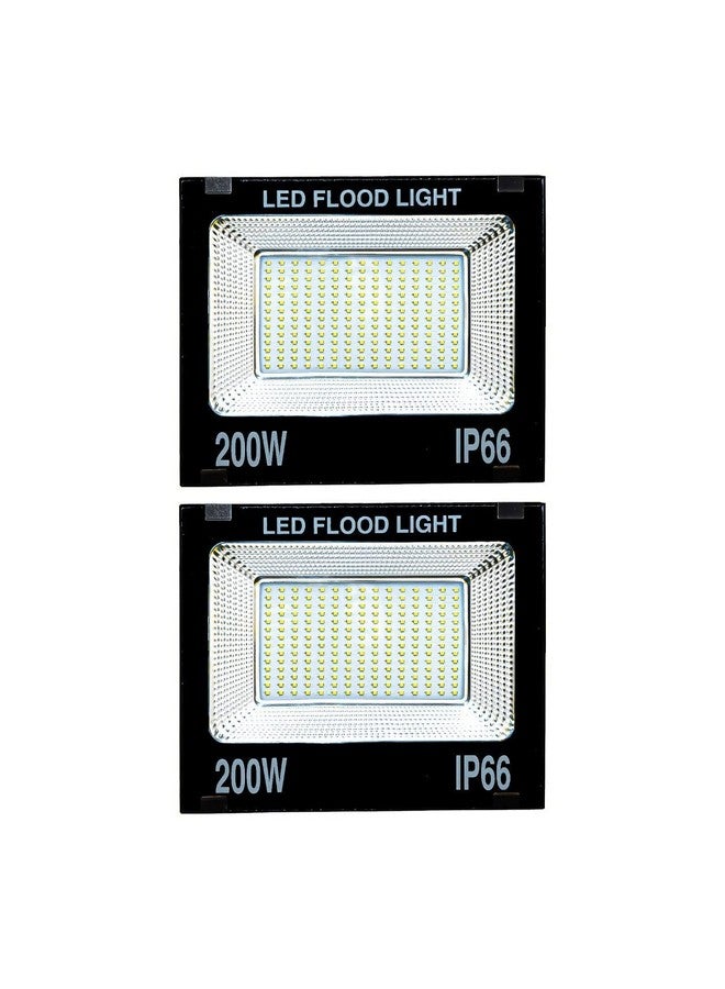 Gesto 200W LED Flood Light - IP66 Waterproof Led Lights with 120deg Wide Beam-LED Lamp Lights for Home-(Cool White,Pack of 4)(Metal) - Image 2