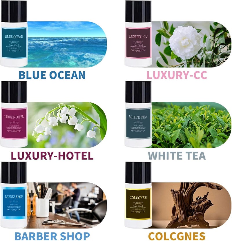 Shonoppy Car Air Freshener Refill Cologne Aromatherapy Oil 20 PCS, Eessential Oils Mixed Fragrance Set for Car Diffusers (No Diffuser Included) - Image 2