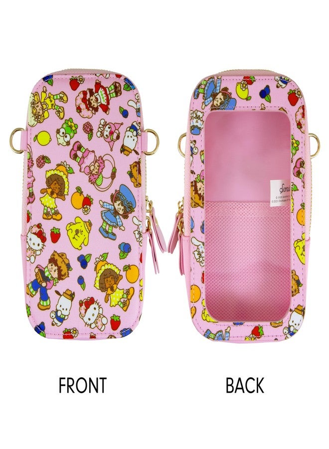 سونيكس حقيبة هاتف سونيكس × سانريو - محفظة وحقيبة يد عالمية للهواتف الذكية، حقيبة كروس وحقيبة كتف | هيلو كيتي وأصدقاؤها × كعكة الفراولة - Image 3