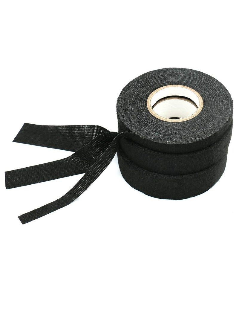6 Rolls 300 Feet Electrical Fabric Tape,Automobile Wiring Harness Friction Tape, Width 1 - Image 2