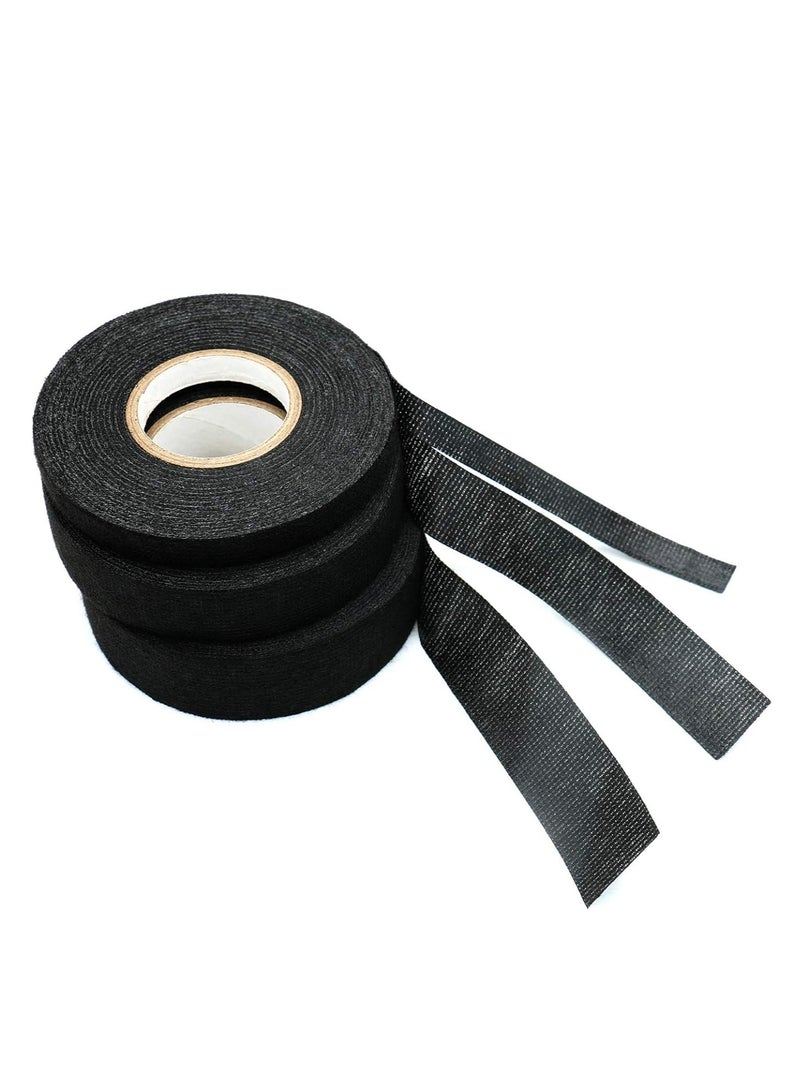 6 Rolls 300 Feet Electrical Fabric Tape,Automobile Wiring Harness Friction Tape, Width 1 - Image 3