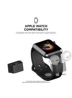 Elago Design Wrist Fit Compatible for Apple Airpods / Premium Silicone / Organized / Snug & Secure / Durable / Adjustable Size / Easy to Use / Accessible at all Times / Lightweight & Fit - Black  - Image 5