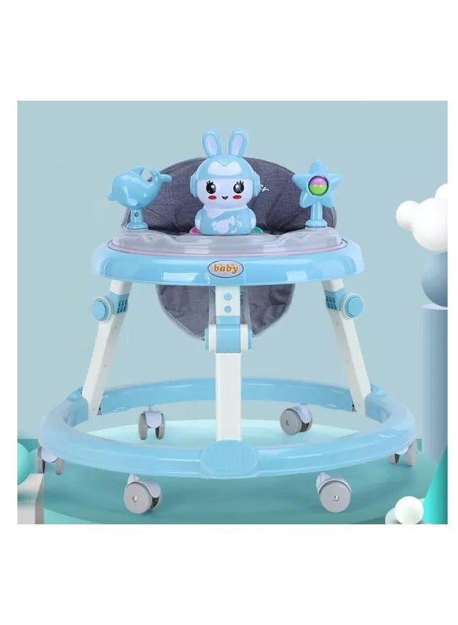 Baby walker for Babies Anti-o-leg Multi-function Anti-rollover Baby Walker wheels and Seat Music Push Walker Stroller - Image 2