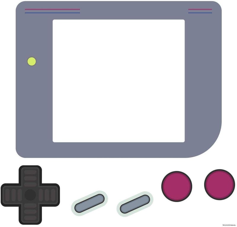RoomMates RMK3689GM Gameboy Dry Erase Giant Peel and Stick Wall Decals