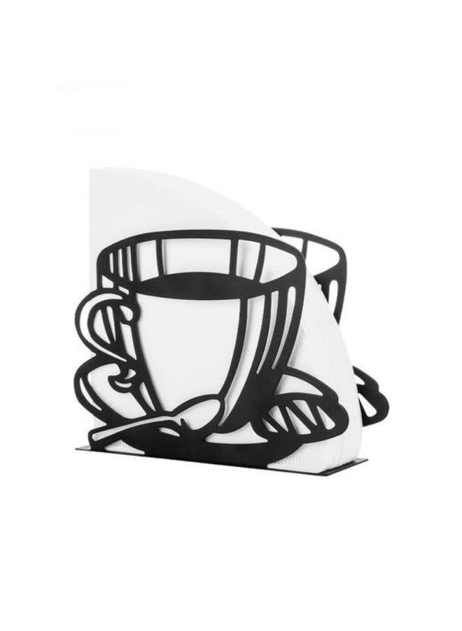 MIXDE Coffee Filter Holder,Metal Coffee Filter Container For Fan-shaped,T-shaped,Square-shaped Over Paper Filters,Good For Home Kitchen Restaurant - Image 1