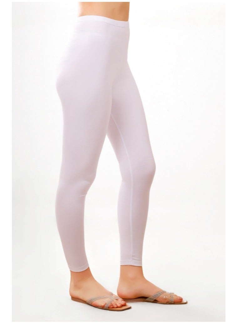 Selina Wear Women's Cotton Legging – Stretch Leggings For Women Comfortable Stylish Tights Yoga Pants Gym Wear Workout Leggings High Waist Soft Slim Fit Daily Wear Activewear Ladies Fitness Leggings - Image 5