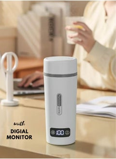 LIMOS Portable Small Electric Kettle,380ML Mini Travel Tea Kettle,Water Boiler with 4 Variable Presets,304 Stainless Steel with Auto Shut-off&Insulation Protection,  - Image 1