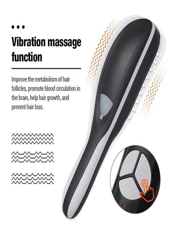 Generic Multifunctional Electric Massage Comb Spray Comb Head Meridian Massager Red and Blue Light Anti-hair Loss  - Image 5
