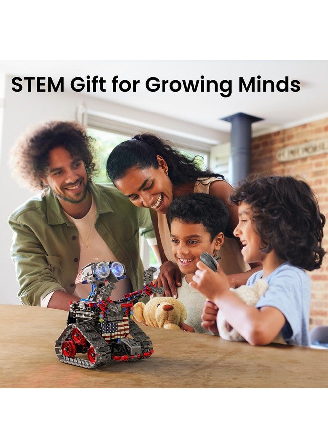 Sillbird Robot Building Kit with Remote Control Gifts for Kids Boys Ages 8-12, STEM Coding Robotic Technic Tracked Racer Car Toys for Birthday - Build 4in1 Model with 631 Pieces - Image 2