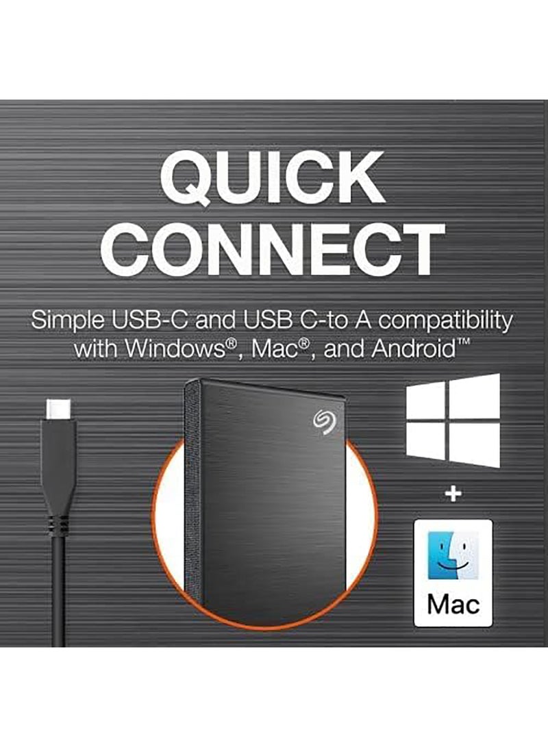 Seagate One Touch with password, 5TB, portable external hard drive, PC, Notebook & Mac, USB 3.0 (STKZ5000400) 5 TB - Image 5