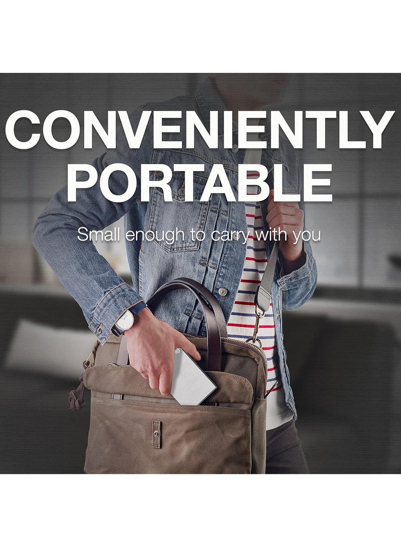 Seagate One Touch with password, 5TB, portable external hard drive, PC, Notebook & Mac, USB 3.0 (STKZ5000400) 5 TB - Image 3