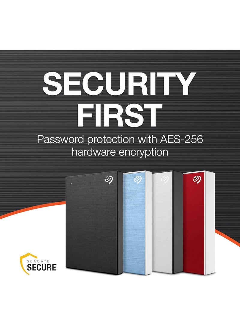 Seagate One Touch with password, 5TB, portable external hard drive, PC, Notebook & Mac, USB 3.0 (STKZ5000400) 5 TB - Image 4
