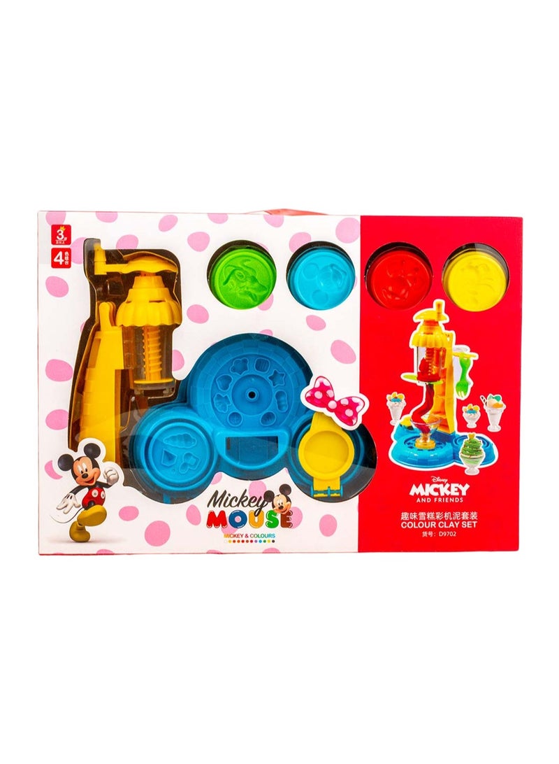 Mickey and Friends Colour Clay Set with Machine - D9702