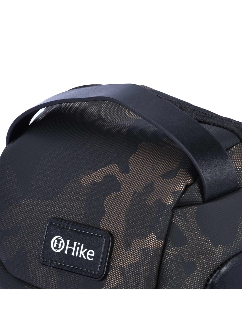 HIKE Unisex Crossbody Bag Water Resistant Anti-Theft Shoulder Bag with Built in USB Port and 3-Digit Combination lock for Business Travel Outdoor Shopping, HKSBYG - Image 4