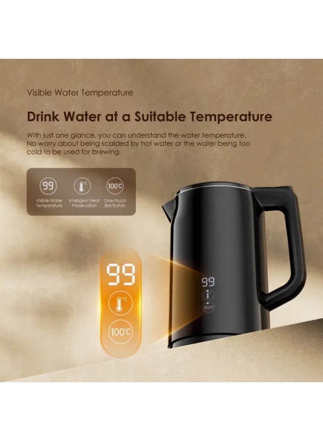 oraimo SmartKettle Byte 2000W 304 Stainless Steel Electric Kettle K500 - Image 3