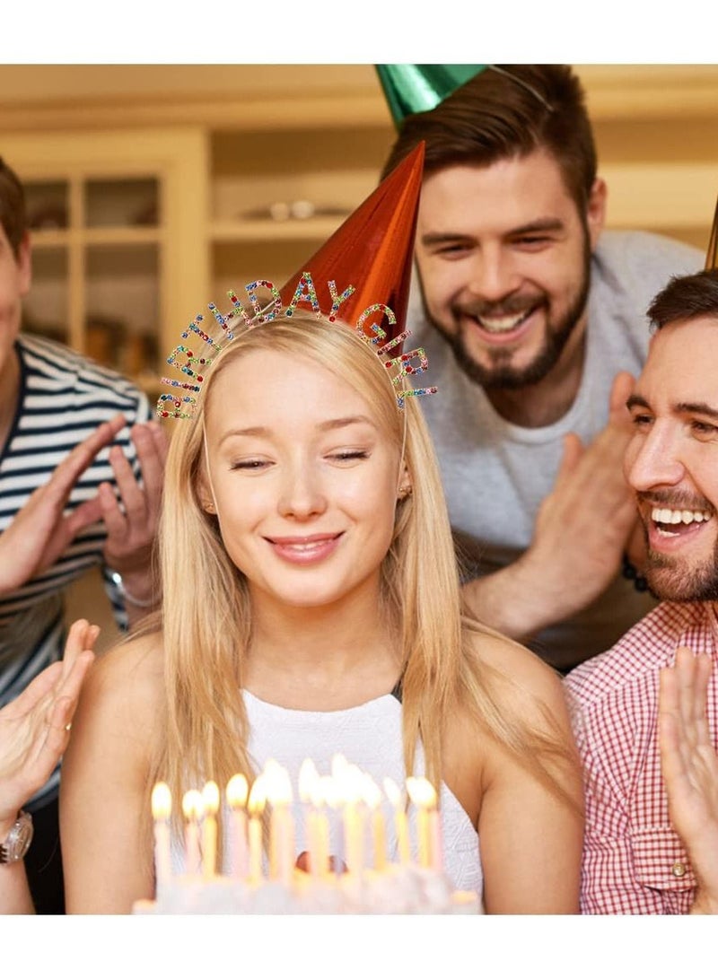 سيوسي تيجان عيد الميلاد للنساء ، عصابة رأس للفتيات في عيد الميلاد ، تاج عيد ميلاد سعيد ، تاج عيد ميلاد للفتيات ، تاج الأميرة بلينغ من حجر الراين لتزيين الحفلات للنساء والفتيات (اللون) - Image 3