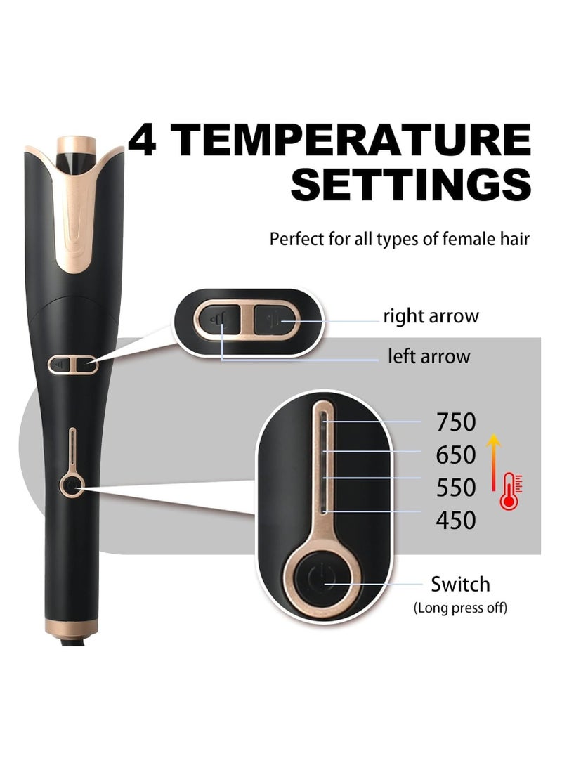 TIGER Automatic Ceramic Hair Curler for Curly Hair – 360° Rotation, Multi-Speed Settings, Ceramic Technology for Smooth & Long-Lasting Curls – Professional Curling Iron (DX1354) - Image 2