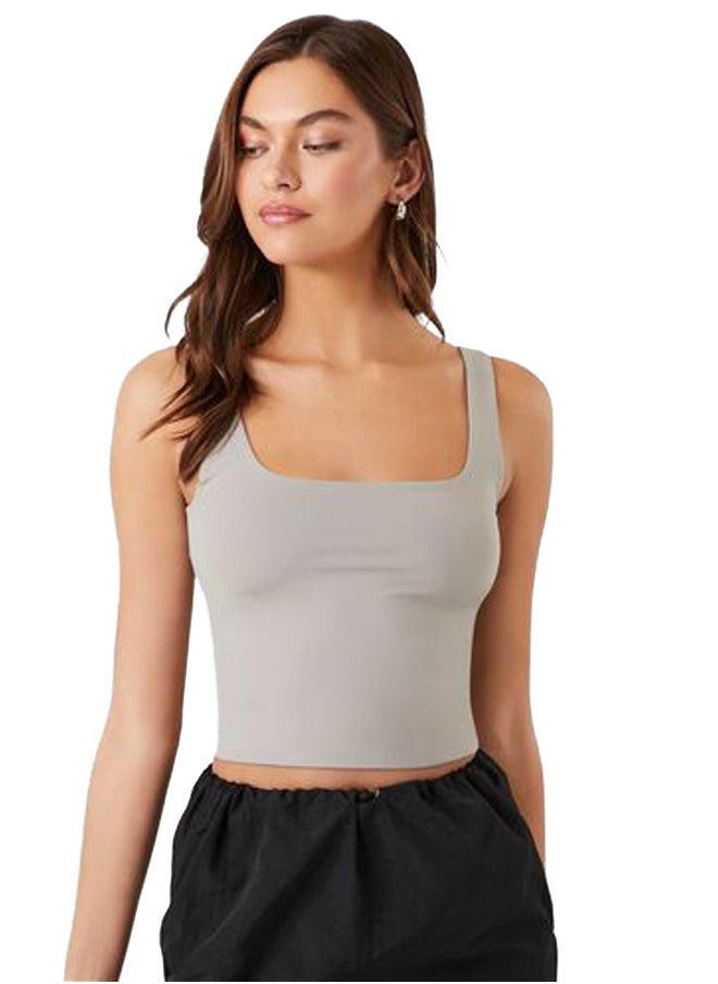 FOREVER 21 - Contour Cropped Tank Top - Image 1