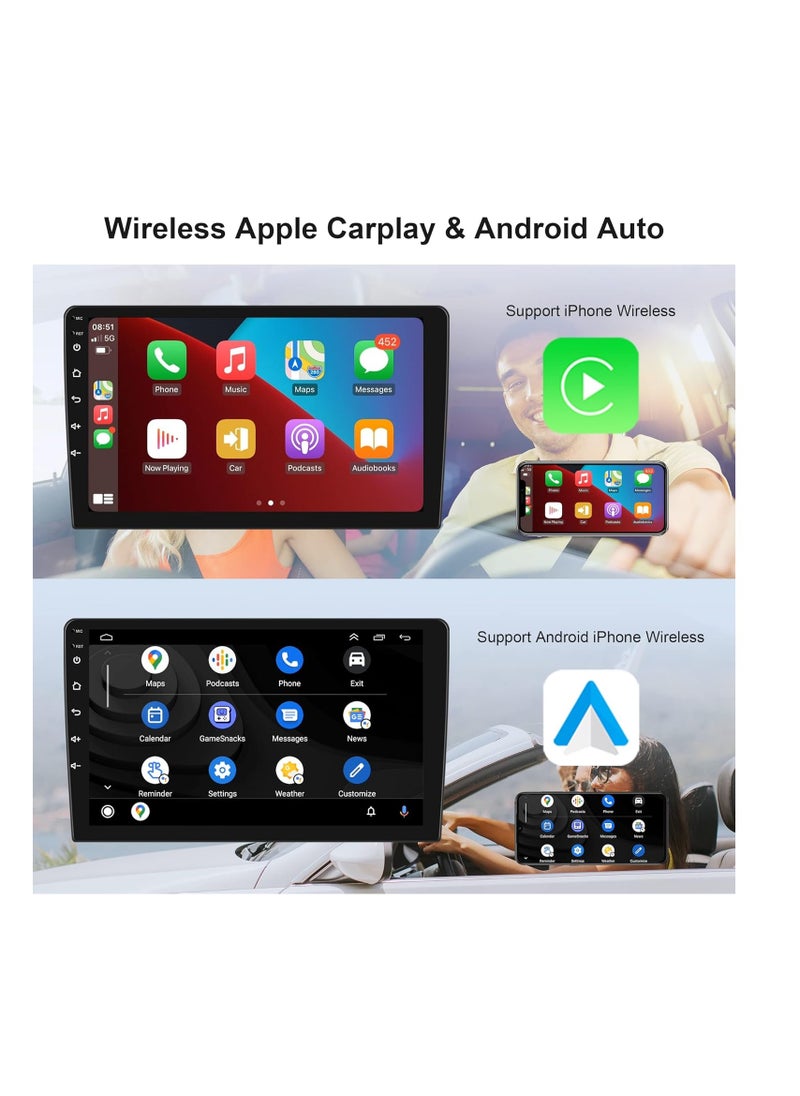 Generic - Android Car Stereo Radio for Suzuki Swift 2017 2018 2019 2020 with Apple Carplay, Rimoody 9 Inch Touch Screen Car Radio with GPS Navigation Bluetooth FM HiFi WiFi Android Auto + AHD Backup Camera - Image 1
