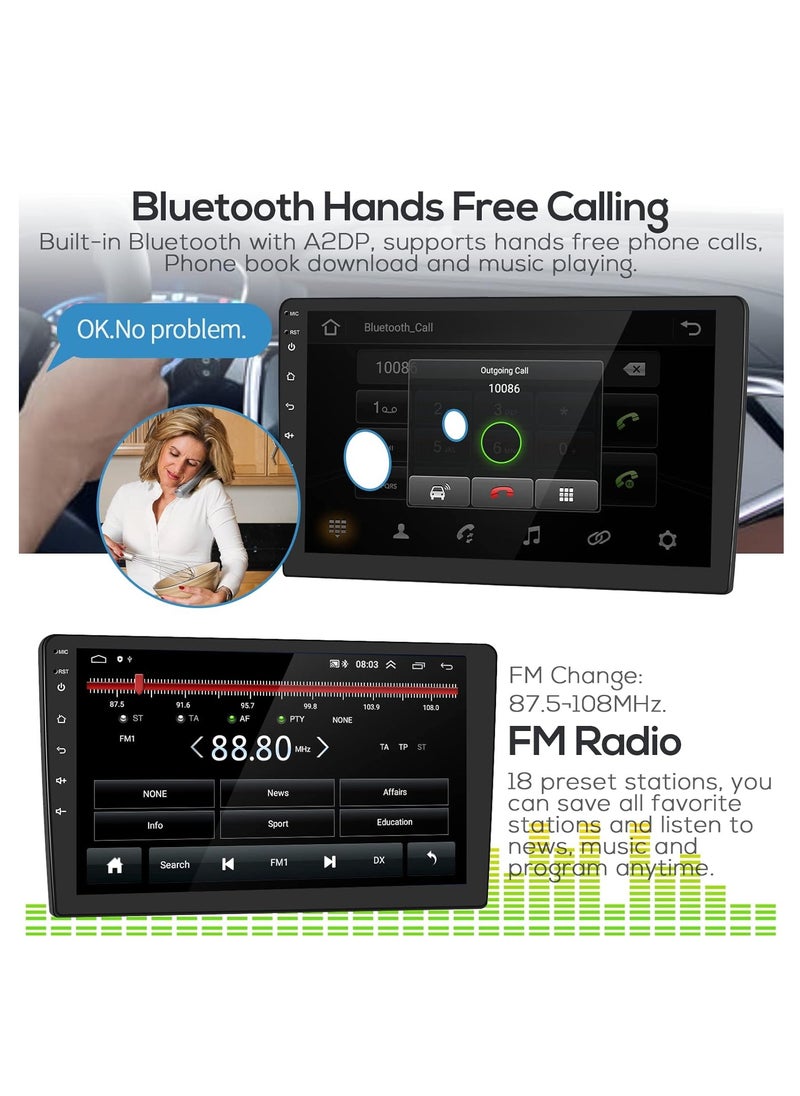 Generic - Android Car Stereo Radio for Suzuki Swift 2017 2018 2019 2020 with Apple Carplay, Rimoody 9 Inch Touch Screen Car Radio with GPS Navigation Bluetooth FM HiFi WiFi Android Auto + AHD Backup Camera - Image 1