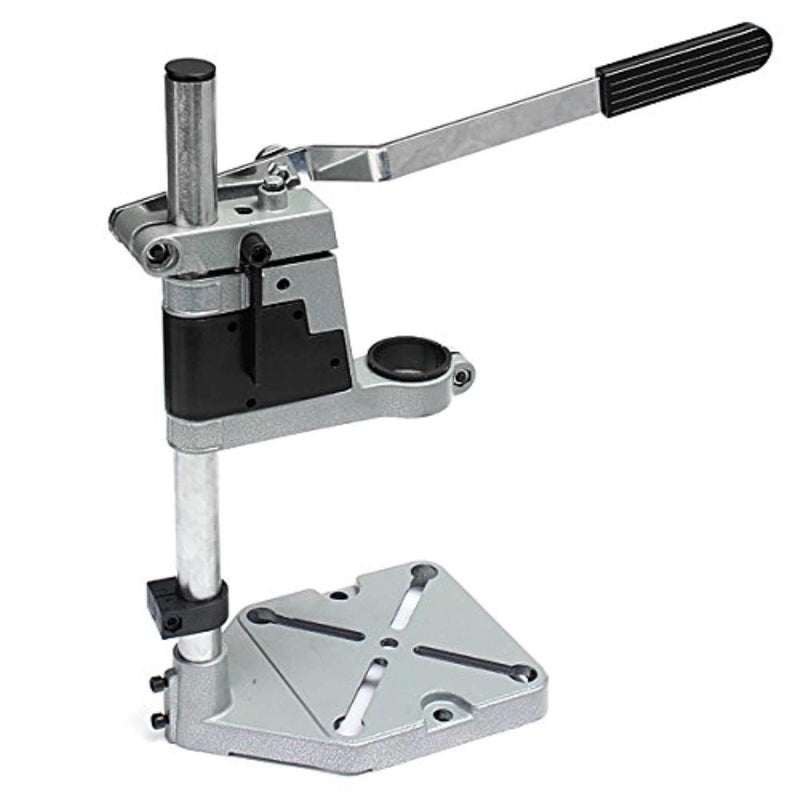 MAHARAJ Galaxy Drill Machine Stand for Hand Drill Bench Clamp Drill Press Floor Table Stand Workbench Repair Tool for Drilling Collet Workshop Single Hole Aluminum base DRILL NOT INCLUDED - Image 2