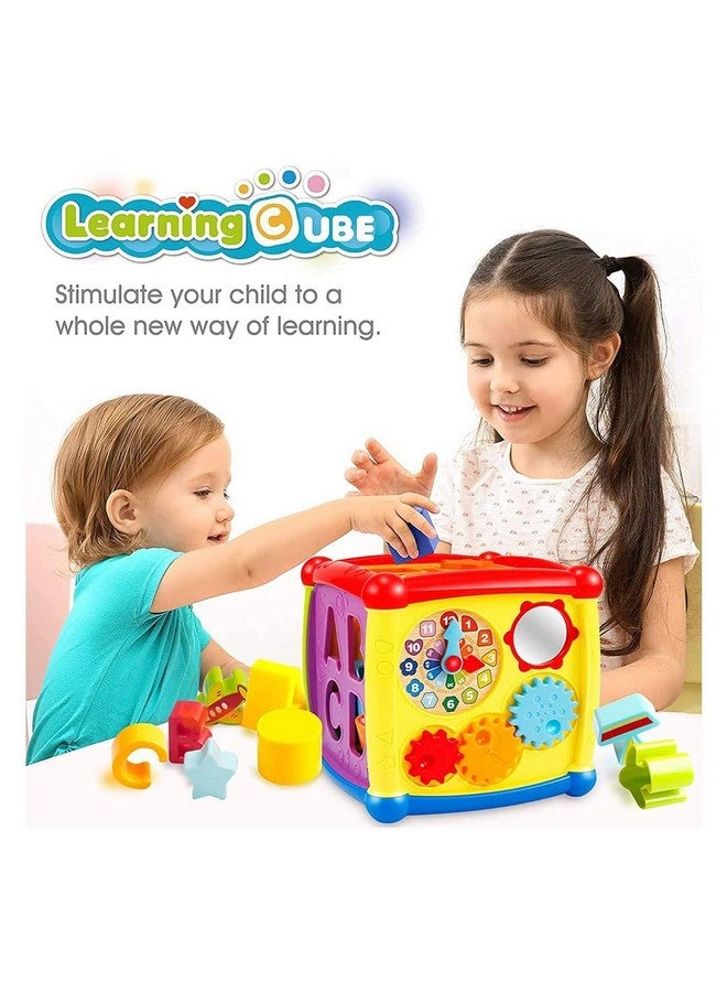BELOXY 6 in 1 Activity Cube Baby Toy for 6 to 36 Months, Toddler Piano Center Best First Birthday Gift for 1 to 3 Y Old Girl Boy, Busy Learners Educational Toys(Multicolor) (Style 01) - Image 2