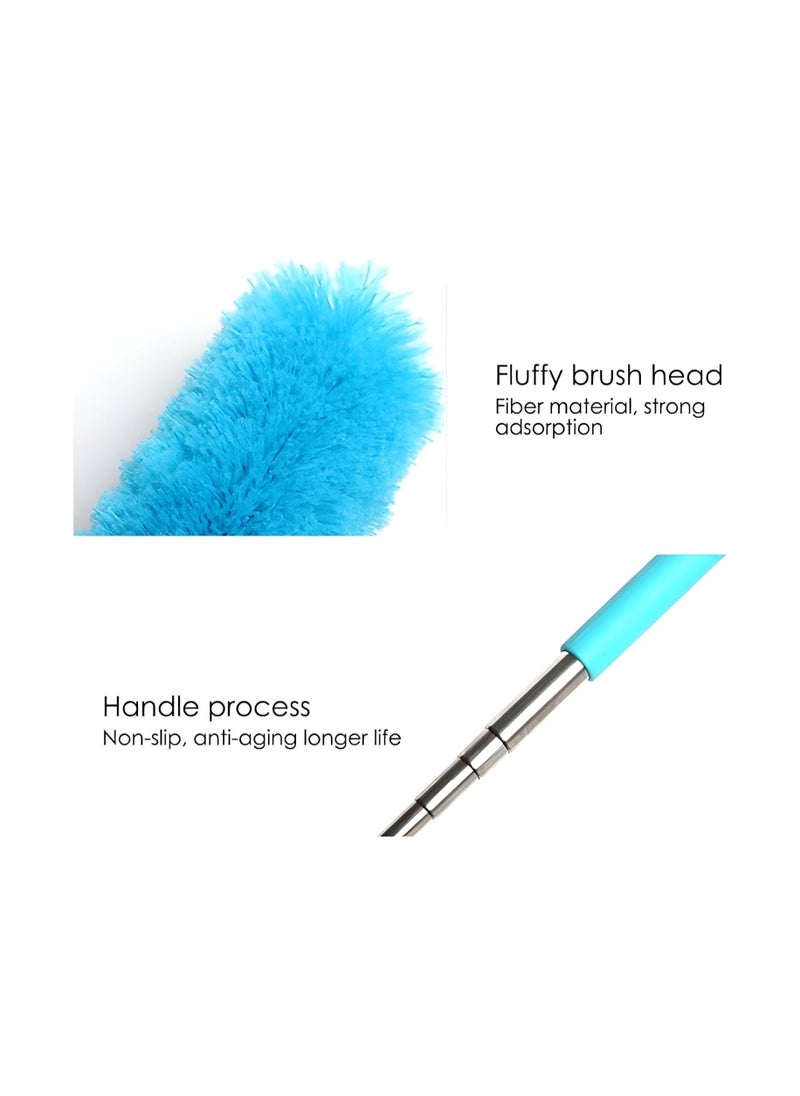 Generic - Hand Duster Soft Washable Duster, Telescopic Duster, Easy to Use Extendable Microfiber Duster Brush for Surface Cleaning, Soft Cleaning Tool for Home, Office, Car (Pink) - Image 1