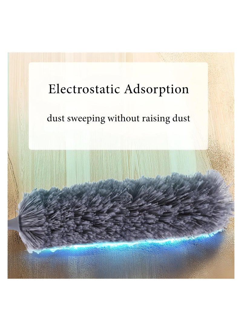 Generic - Hand Duster Soft Washable Duster, Telescopic Duster, Easy to Use Extendable Microfiber Duster Brush for Surface Cleaning, Soft Cleaning Tool for Home, Office, Car (Pink) - Image 1