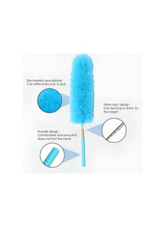 Generic Hand Duster Soft Washable Duster, Telescopic Duster, Easy to Use Extendable Microfiber Duster Brush for Surface Cleaning, Soft Cleaning Tool for Home, Office, Car (Pink)  - Image 4