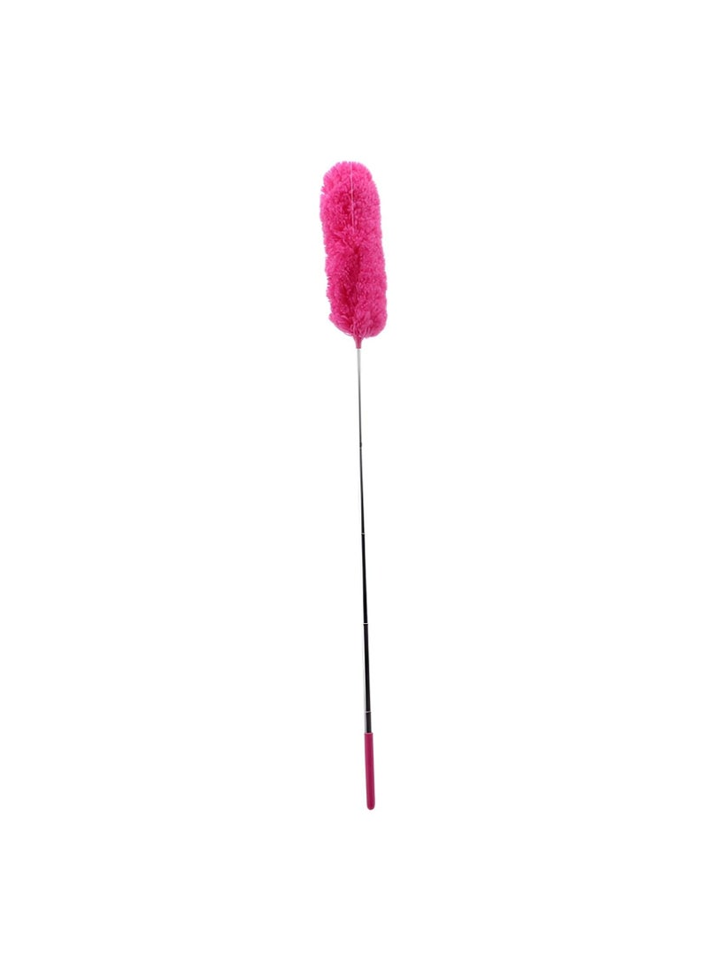 Generic - Hand Duster Soft Washable Duster, Telescopic Duster, Easy to Use Extendable Microfiber Duster Brush for Surface Cleaning, Soft Cleaning Tool for Home, Office, Car (Pink) - Image 1