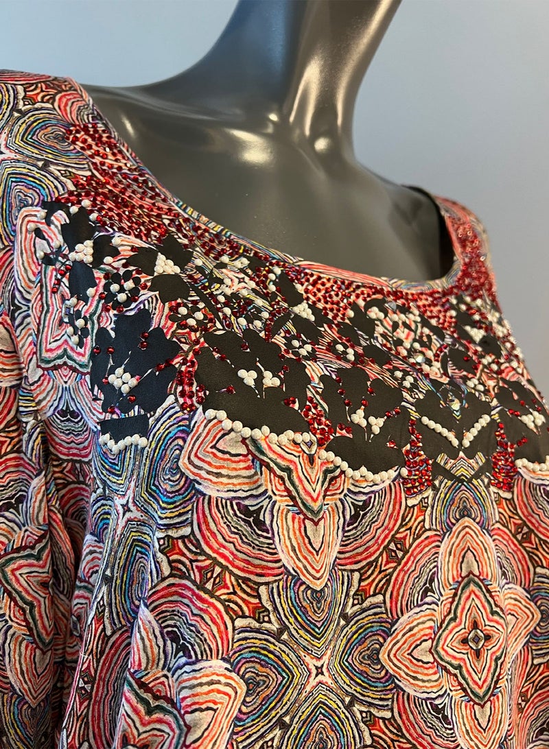 Sana'a Kayum Jalabiya Dress with Sheila Set - Image 2