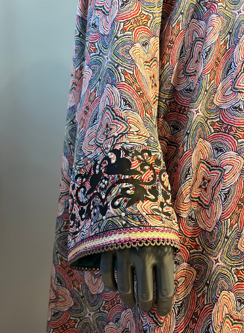 Sana'a Kayum Jalabiya Dress with Sheila Set - Image 4