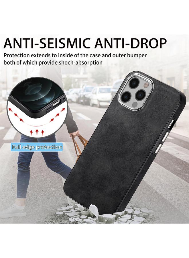 Zaboon Case For iPhone 12 Pro Max Skin-Feel Electroplating TPU Shockproof Phone Case - Image 2