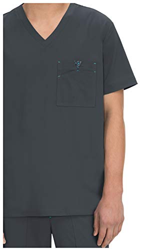 KOI Basics for Men 668 Bryan Top (Charcoal, X-Large) - Image 3