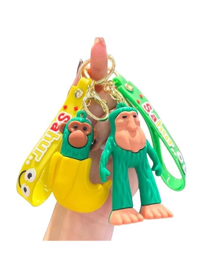 Tralalero Tralala Keychain, Funny Italian Brainrot Meme Shark FigurineKeychain, Cute Key chain For Backpack