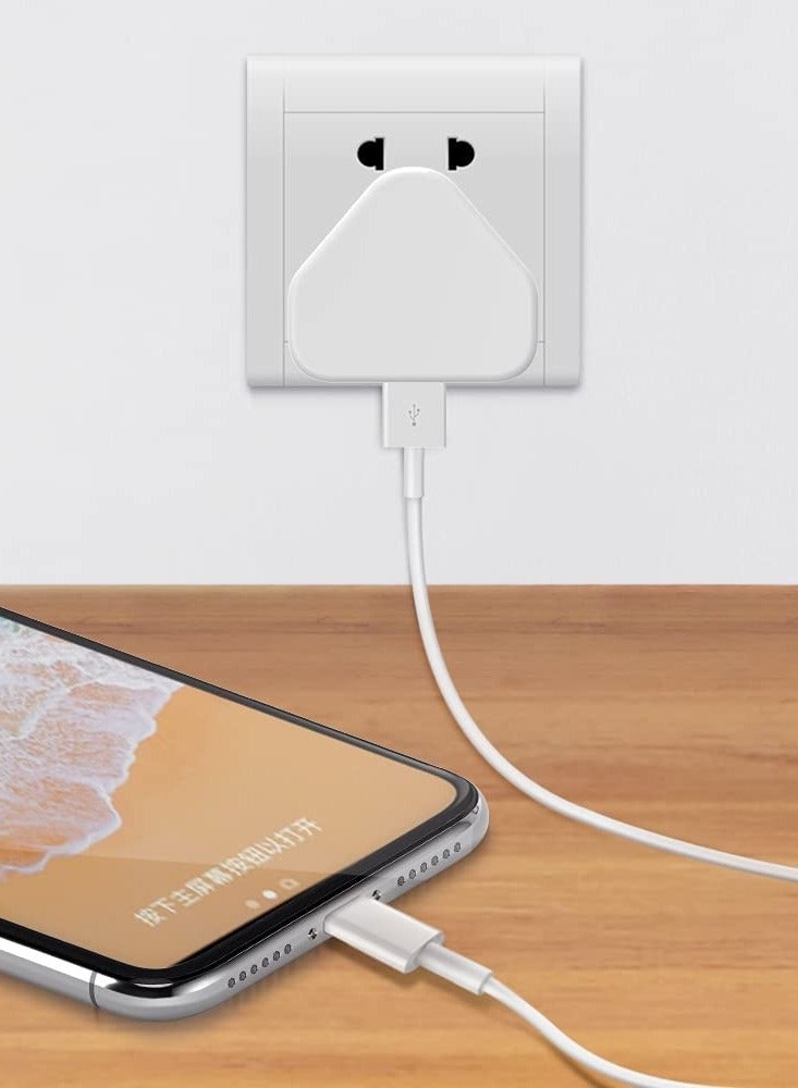 5V 1A Power Adapter Supply, USB Charger Cable and Plug Compatible for i Phone 5S, 6, 6S, 6 Plus, 6S Plus, 7, 7 Plus, 8, 8 Plus, XS, X, XS Max, 11, XR, i Pod Touch 5G Power  - Image 3
