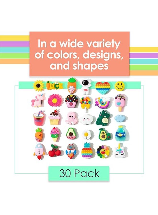 general Different Charms, 30 Pcs, PVC Random Different Charms, Decoration Charms for Decoration, Charm, Cute Charms, Charms Bulk, Charms Pack, Random Charms  - Image 2