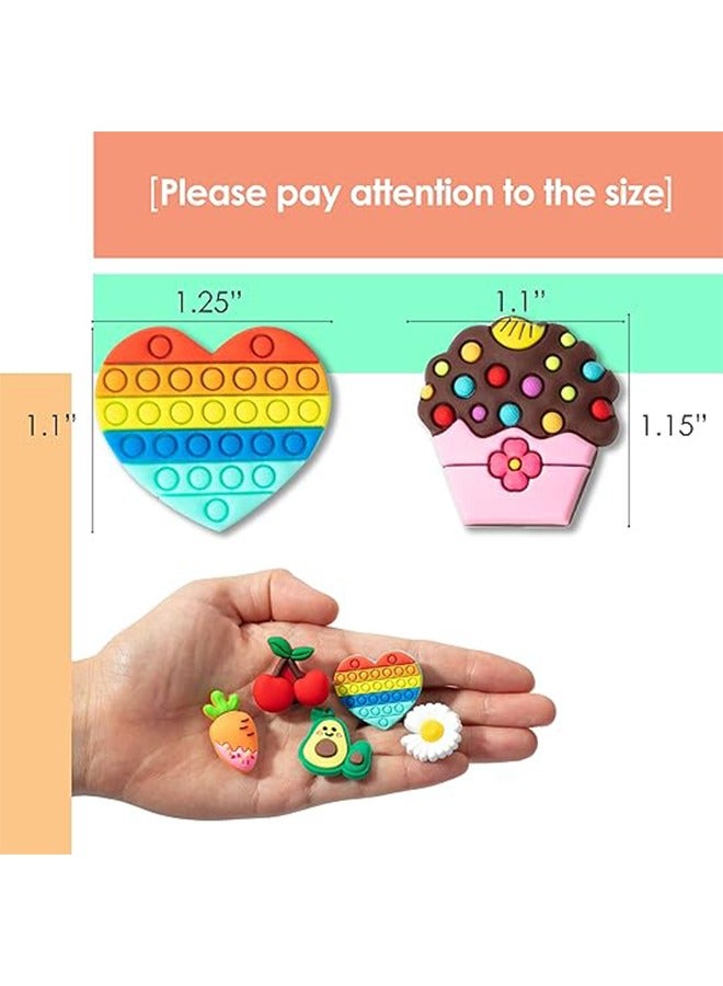 general Different Charms, 30 Pcs, PVC Random Different Charms, Decoration Charms for Decoration, Charm, Cute Charms, Charms Bulk, Charms Pack, Random Charms  - Image 3