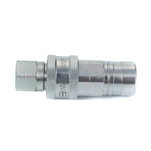 YESAY Hydraulic Quick Connect Coupler AM102487 AM102420 14 NPT Thread Compatible with John Deere 1023E 1026R 2320 1450 1550 1570 1585 410 419 420 430 460 510 512 - Image 3